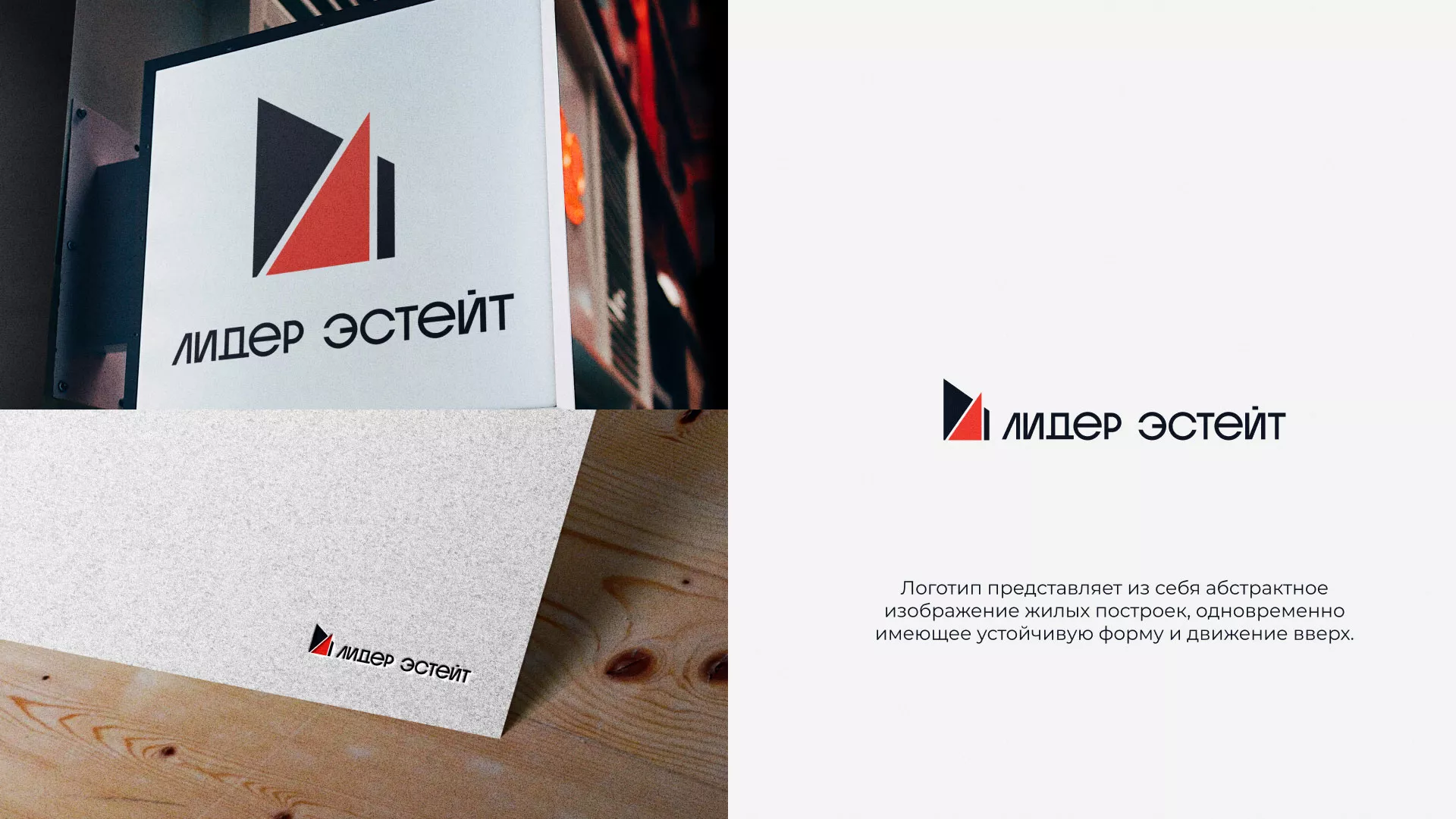 Сделали логотип для агентства недвижимости «Лидер Эстейт» в Городовиковске